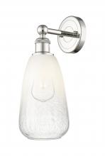 Innovations Lighting 616-1W-PN-G480-6OP - Brookhaven Almond - 1 Light - 6 inch - Polished Nickel - Sconce