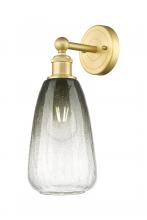Innovations Lighting 616-1W-SG-G480-6SL - Brookhaven Almond - 1 Light - 6 inch - Satin Gold - Sconce