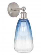 Innovations Lighting 616-1W-SN-G480-6SB - Brookhaven Almond - 1 Light - 6 inch - Brushed Satin Nickel - Sconce