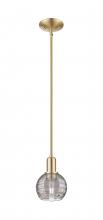 Innovations Lighting 716-1S-CB-G1213-6SM - Athens Deco Swirl - 1 Light - 6 inch - Champagne Bronze - Mini Pendant