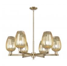 Innovations Lighting 716-6CR-CB-G457-6ME - Preston - 6 Light - 24 inch - Satin Nickel - Chandelier