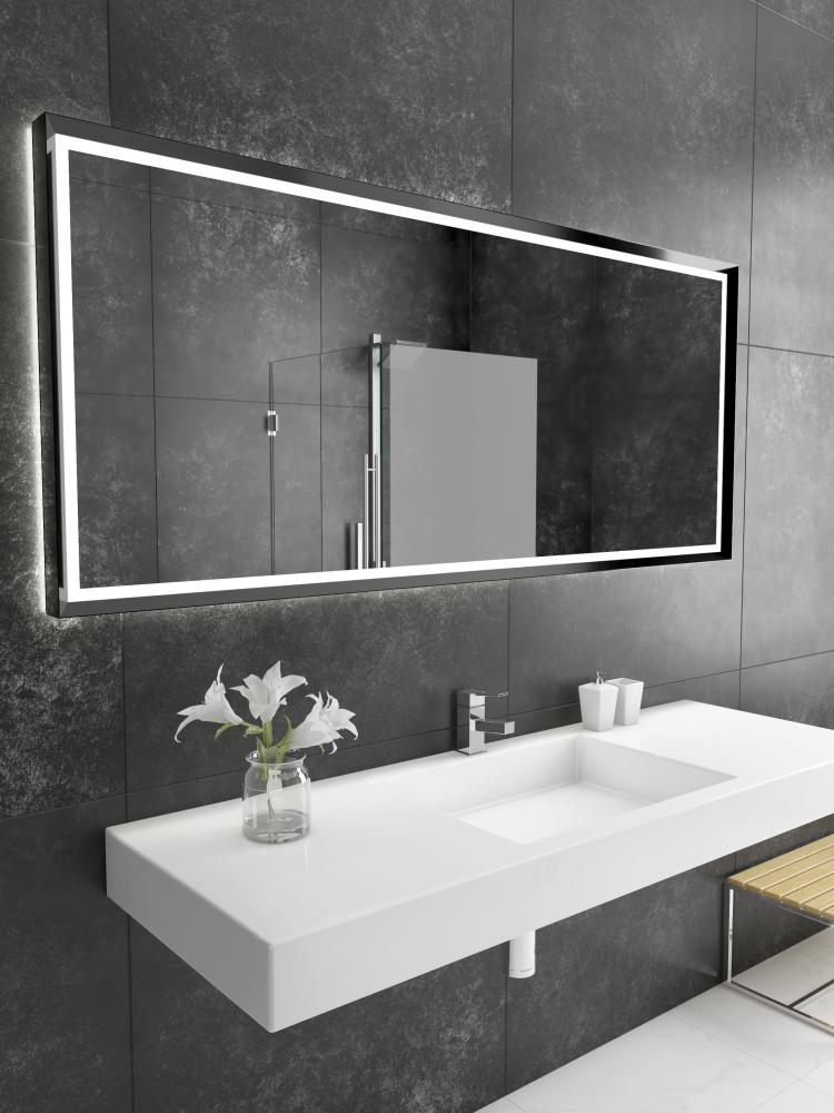 Opera Gold Framed LED Mirror (Frontlit and Backlit)