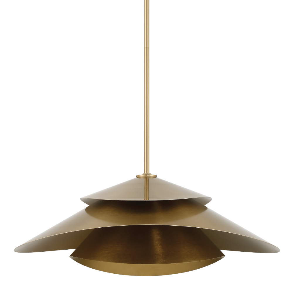 Hunter Hiro Alturas Gold 1 Light Extra Large Pendant Ceiling Light Fixture