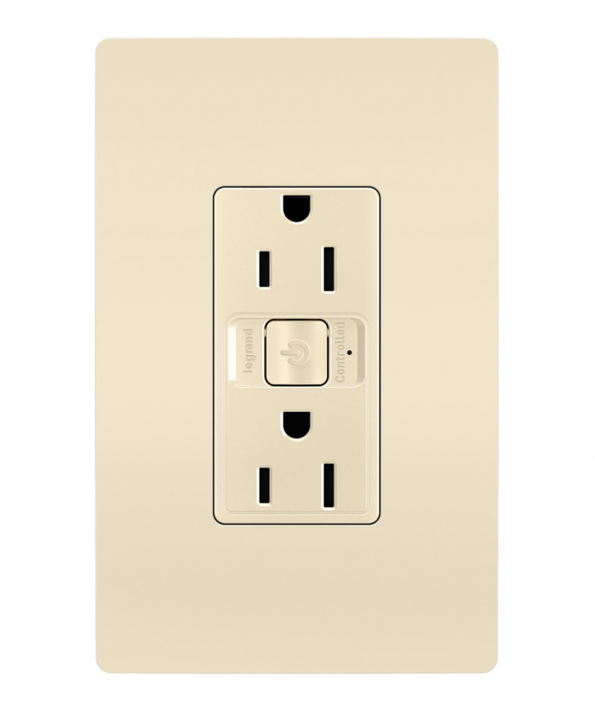 radiant Smart 15A Outlet with Netatmo, Light Almond