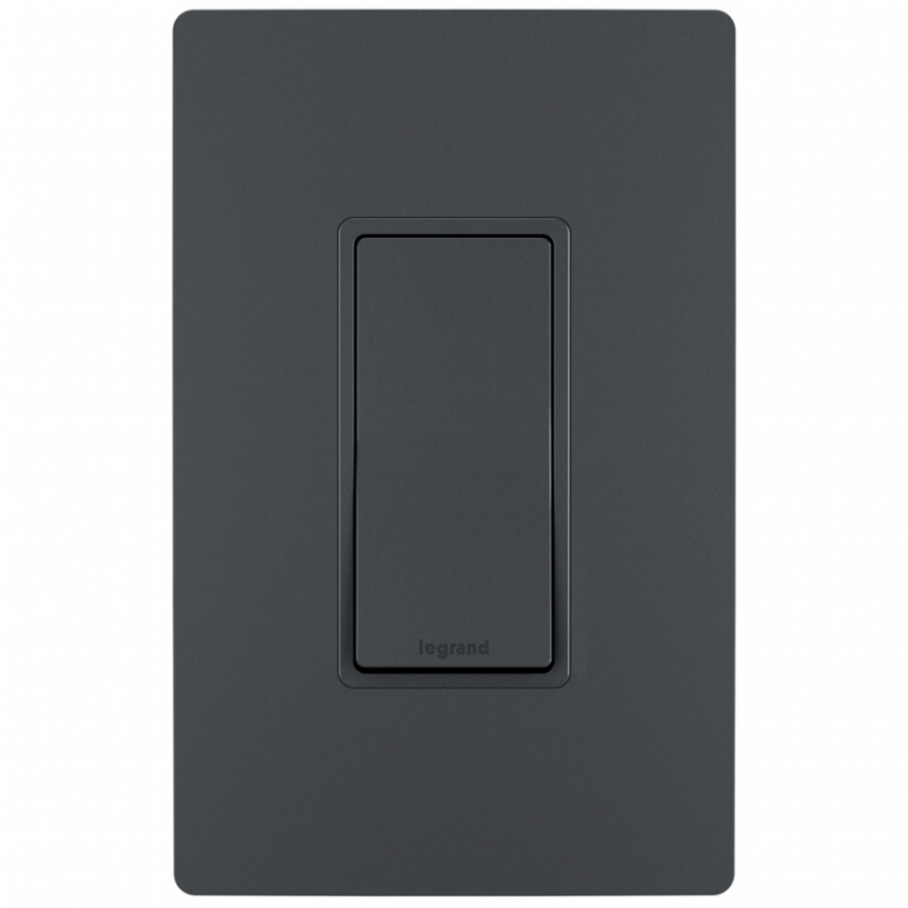 radiant 15A Single-Pole Switch, Graphite (10 pack) (10 pack)