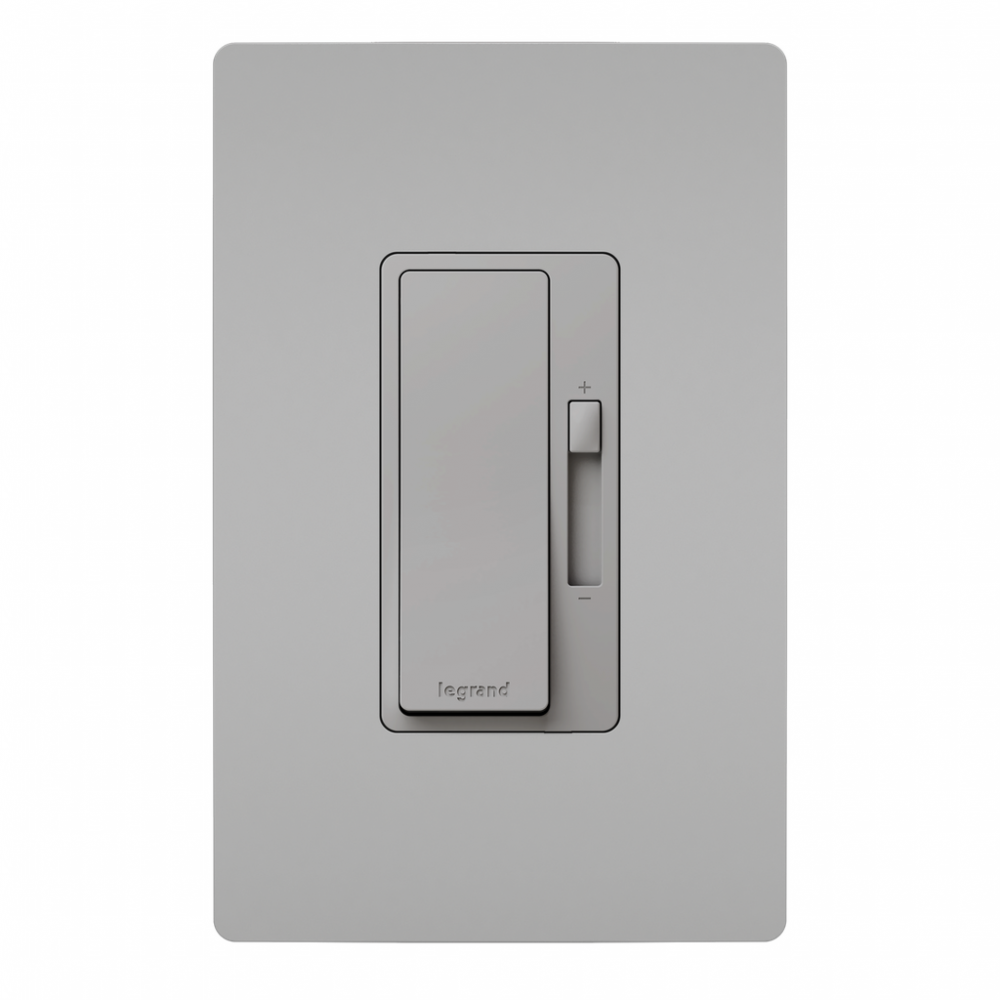 radiant LED Advanced 150W Single Pole/3-Way Dimmer, Gray