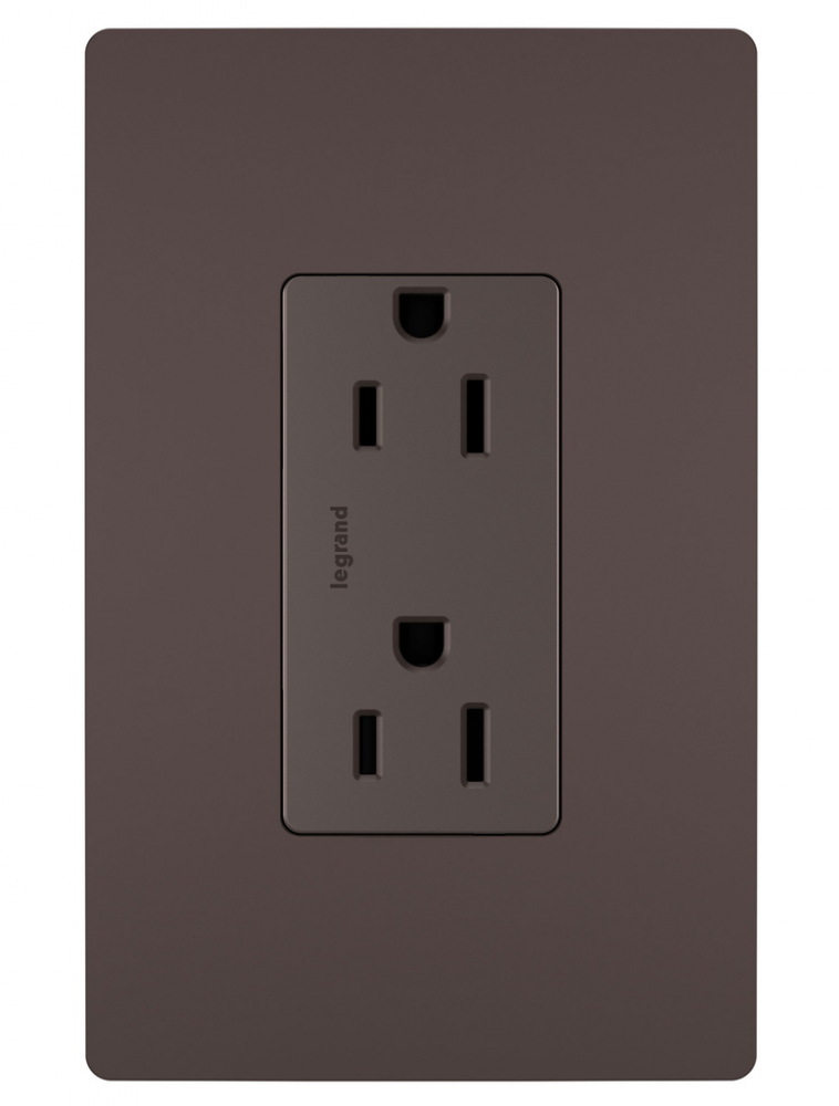radiant Tamper-Resistant Outlet, Dark Bronze (12 pack) (12 pack)