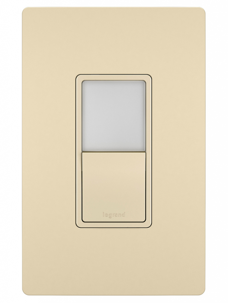 radiant Single Pole/3-Way Switch with Night Light, Ivory (6 pack) (6 pack)