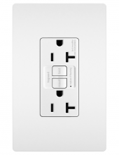 Legrand Radiant 1597TRAPLW - radiant Tamper-Resistant Sensitive Appliance 15A Duplex Self-Test GFCI Receptacles wt SafeLock P