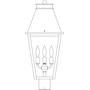 Arroyo Craftsman CRP-10CLR-RB - 10" croydon post mount