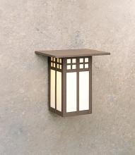 Arroyo Craftsman GW-9CS-BZ - 9" glasgow flush wall mount