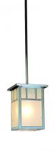Arroyo Craftsman HSH-4LAWO-RC - 4" huntington stem hung pendant with classic arch overlay