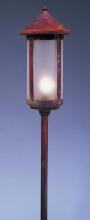 Arroyo Craftsman LV12-B6LRM-P - low voltage 6" berkeley long body stem mount