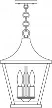 Arroyo Craftsman NAH-10RM-P - 10" Nantes pendant