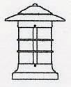 Arroyo Craftsman NC-9RM-MB - 9" newport column mount