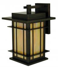 Arroyo Craftsman OPB-9CS-MB - 9" oak park wall mount