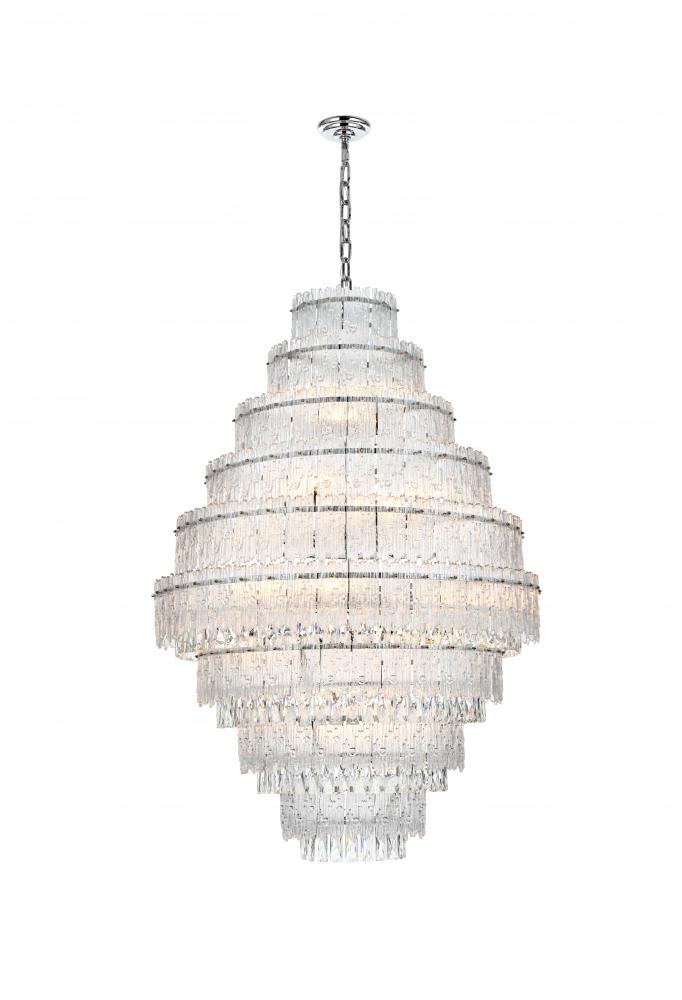 Emilia Hang D36"H53.5" E12 L27 Chrome
