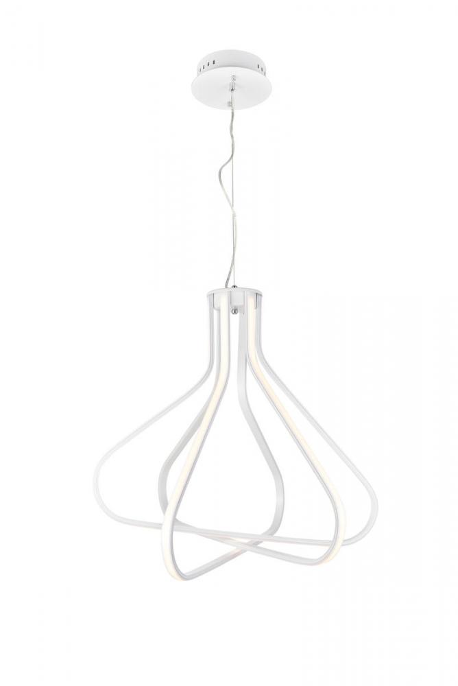 Dahlia LED HANG D26"H25"42W WH