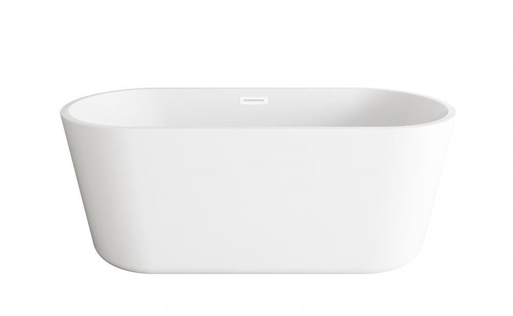 Bathtub 59.0"27.5"22.0" GW with WHT drain kit