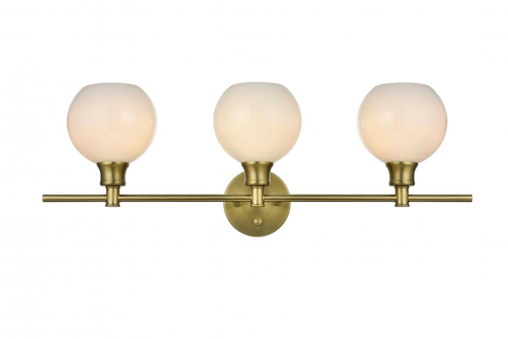 Collier Wall L28.1W8H10.1 Satin Gold W/GL
