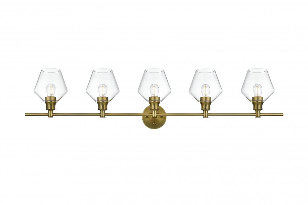 Gene Wall L47W8H10.5 Satin Gold C/GL