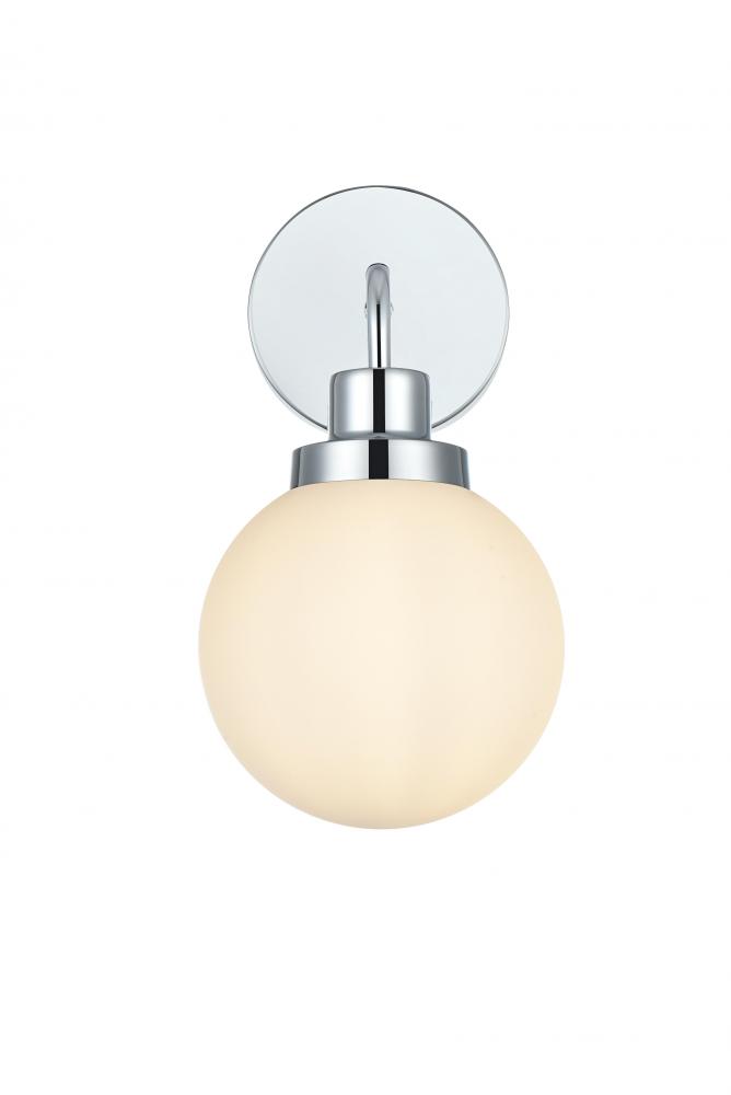 Hanson Wall Sconce L5.9"H11.7"E8.1"  W/GL Chrome