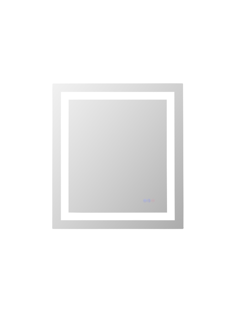 Riven 30x27 LED Mirror, Adjustable Color 3000K/4200K/6400K